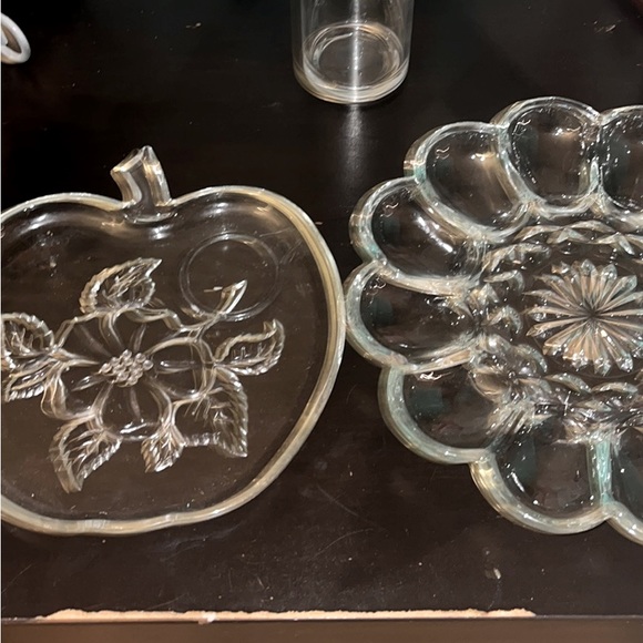 halloween party dinner serving platters glass dishes - Picture 1 of 8